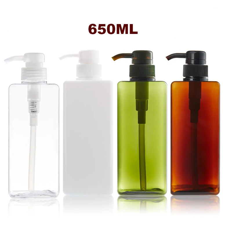 

650ML Soap Dispenser Bottle Facial Cleaner Dispenser Bottle Portable Travelling Soap Cosmetics Shampoo Bottle Makeup Tools