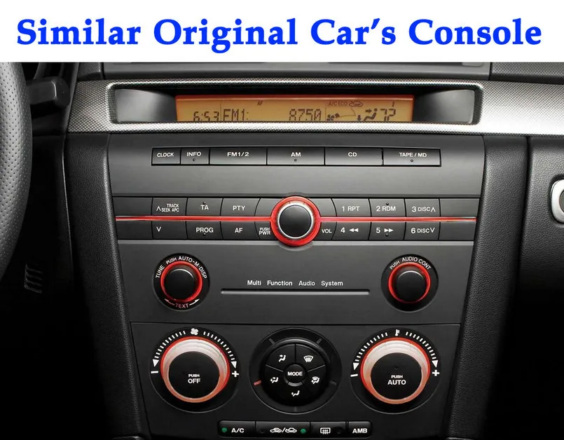 Flash Deal Android 7.1 Car DVD Player for Mazda 3 Mazda3 2004-2009 with GPS Navigation Radio BT SD USB AUX MP3 WIFI Audio Stereo 4Core+2G 4