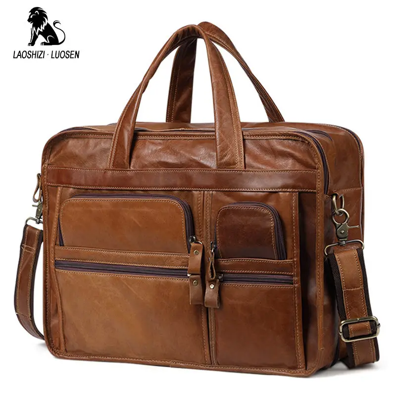Мужской портфель из натуральной кожи, сумка-тоут, мужская сумка-мессенджер, дорожная сумка для ноутбука, мужская сумка, мужской кожаный деловой портфель