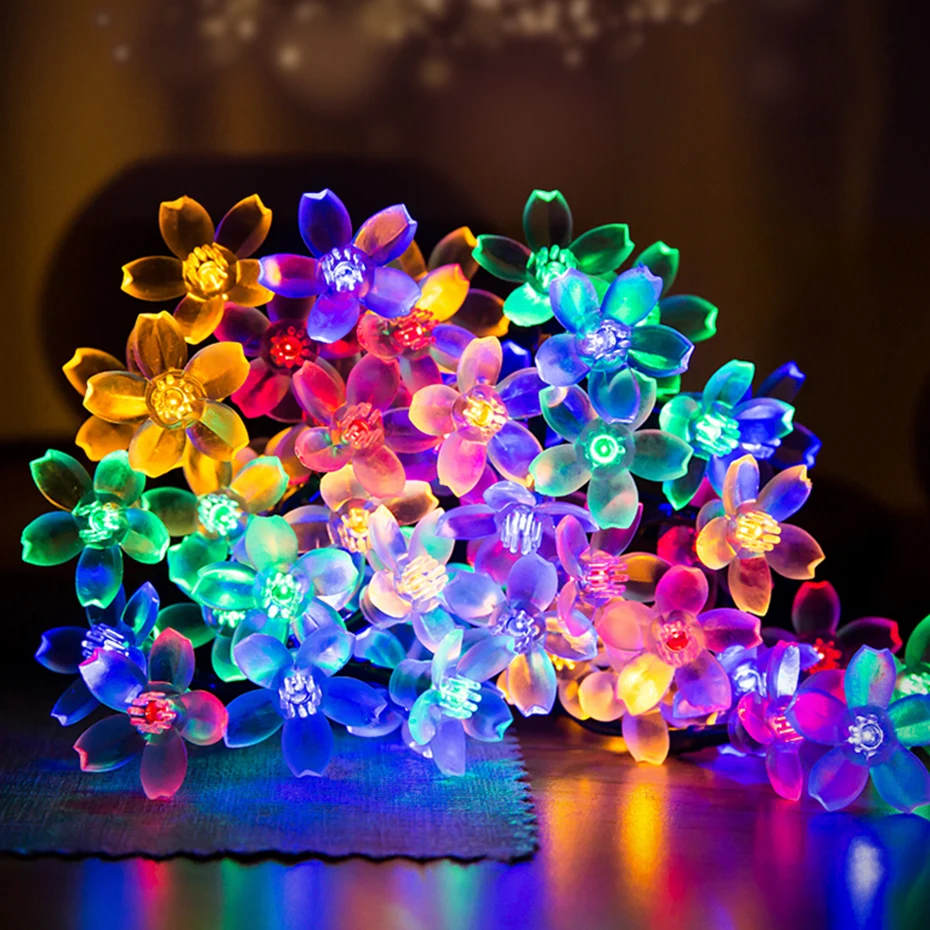 Luces de Navidad a prueba de agua Luci Natale Navidad decoración Solar Cadena de Luces Led decoraciones de Navidad blanco cálido/Blanco/multicolor (RGB) Luces de Navidad a prueba de agua Luci Natale Navidad decoración Solar Cadena de Luces Led decoraciones de Navidad blanco cálido/Blanco/multicolor (RGB)