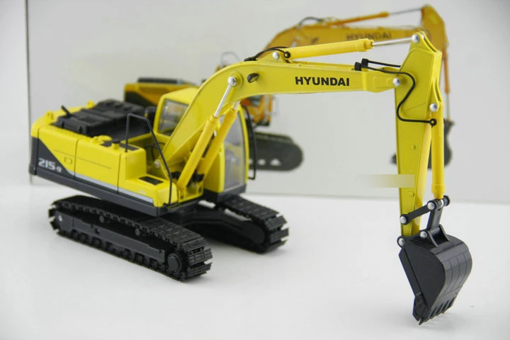

Original 1:40 HYUNDAI 215-9 excavator engineering mechanical alloy model toy collection