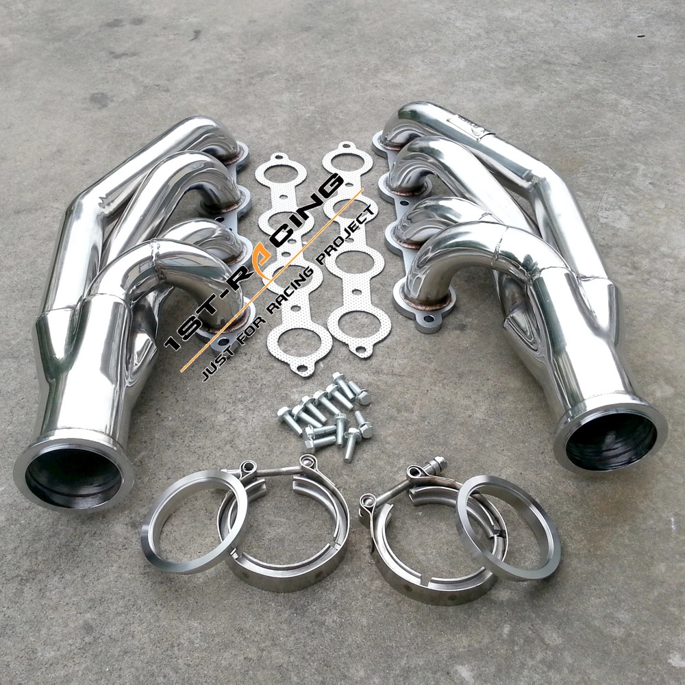 

For Chevrolet LS1 LS6 LSX GM V8 Turbocharger Exhaust Header Manifold + Gasket