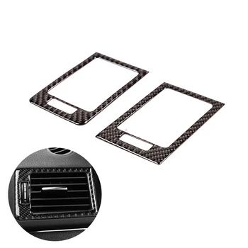 

For Mercedes Benz C Class W204 2007 2008 2009 2010 Car Side / Center Control Air Condition Air Vent Outlet Carbon Fiber Cover