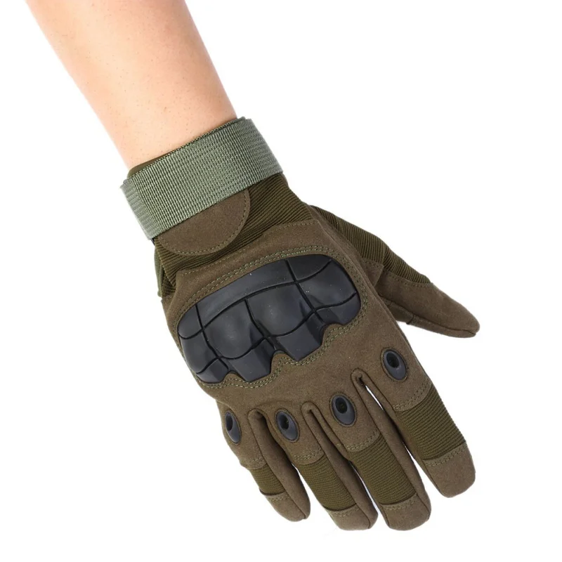

Non-Slip Rubber Full Finger Gloves Nylon Fiber Ultra-Fine Dimension Touch Screen Mountaineering Warm Tactical Gloves