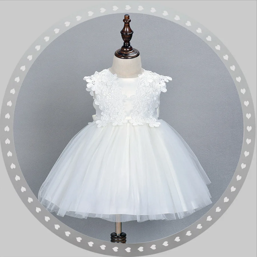 baby girl white party dress