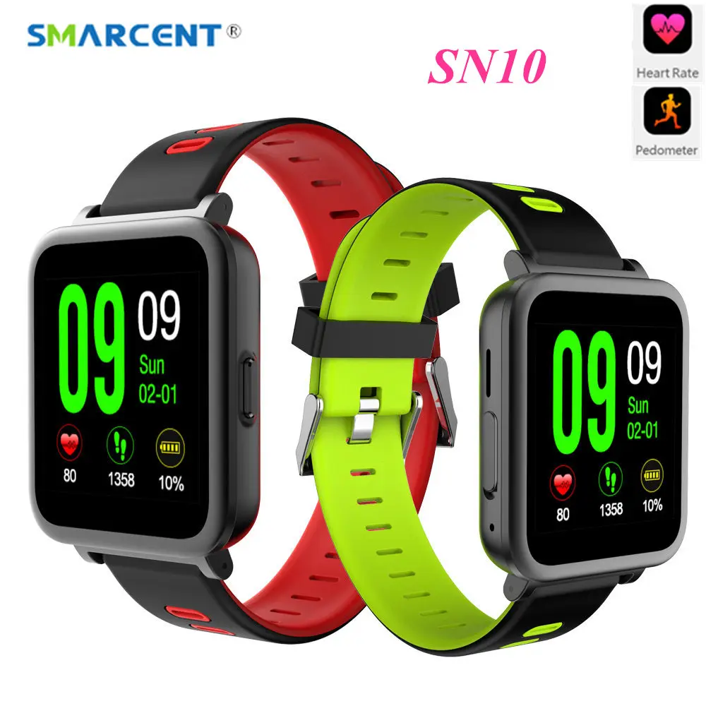 

SN10 Smart Watch MTK2502 Sync Notifier Bluetooth Music Smartwatch Pedometer Heart Rate Sleep Monitor Smart Band pk dz09 x1 y1