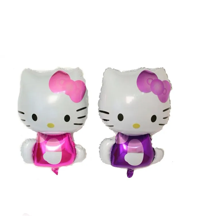 1 компл. Hello Kitty Воздушный Шар Из Фольги письмо Звезда гелием воздушный шар детских