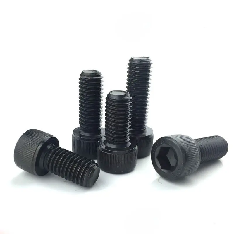 

M7 Allen screws hex socket cap screw bolt locking nuts hexagon bolts 10-50mm length Black