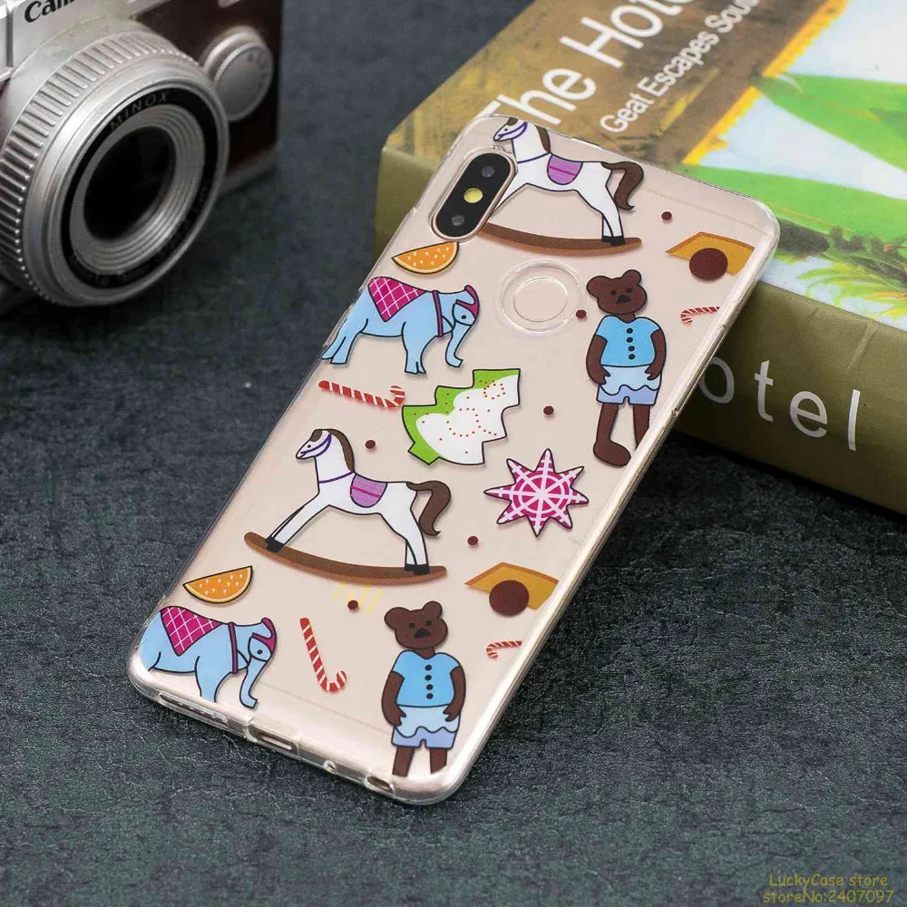 Роскошный мягкий силиконовый чехол для телефона из ТПУ Xiaomi Redmi Note 5 PRO с милым