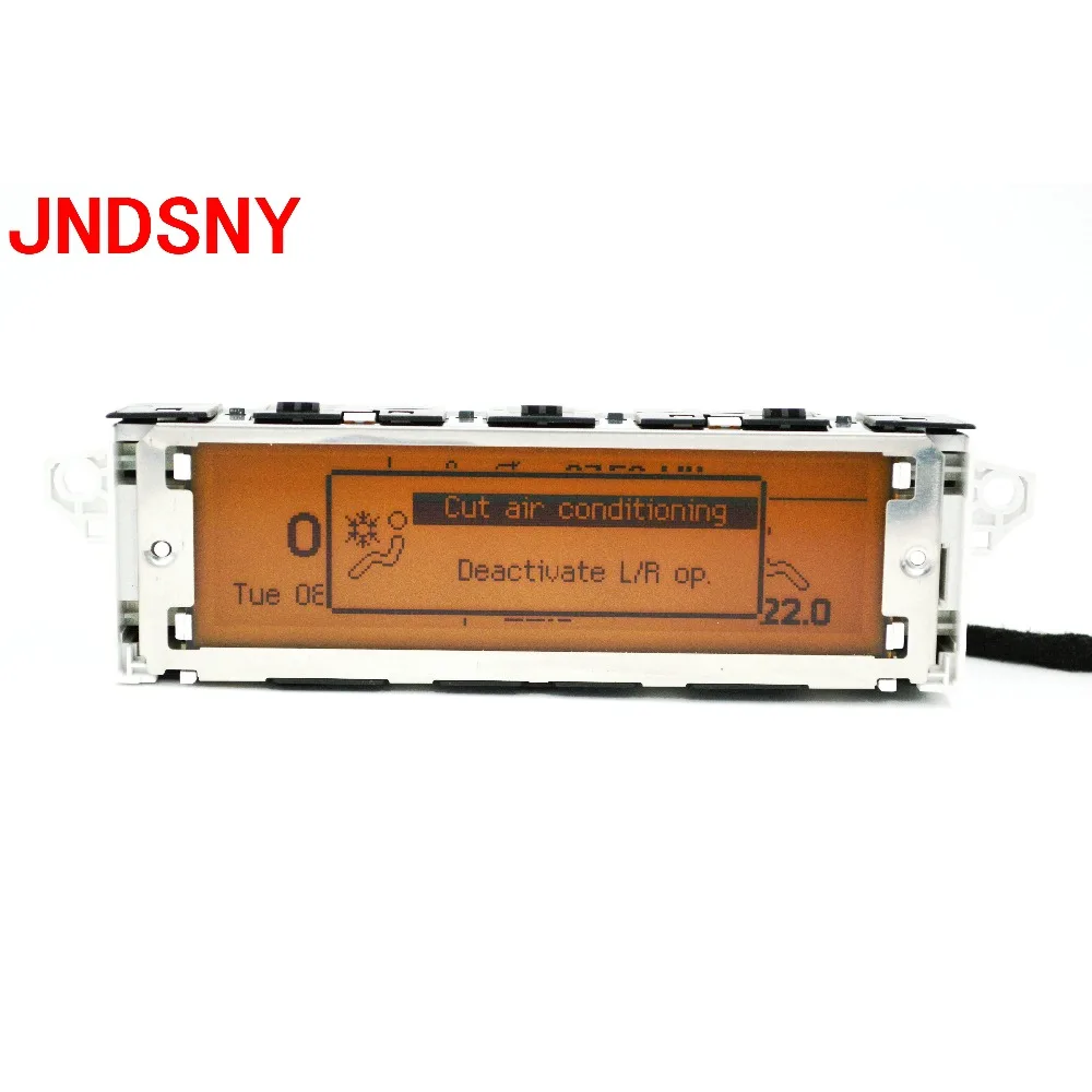 JNDSNY Поддержка USB Двухзонный air Bluetooth дисплей желтый монитор 12 pin для Peugeot 307 407 408