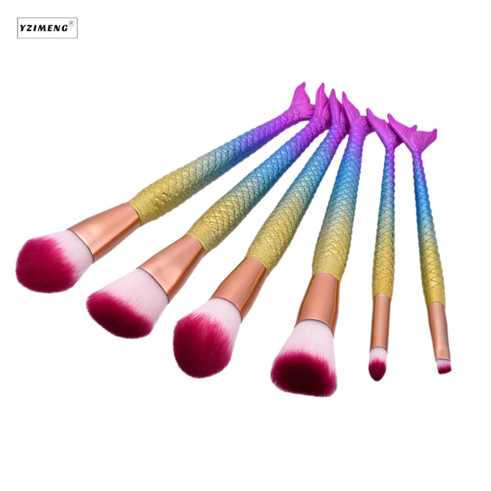 Набор кистей для макияжа с единорогом 4/6/10/12/16 шт./компл.|makeup brush set foundation|brush contourmakeup