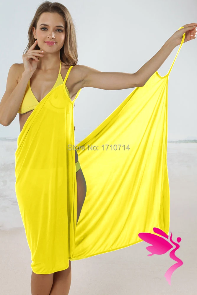 Wholesale Sexy Bathing Suit Cover Ups Sexy Bathing Suit Cover Ups  Criss-Cross Front Beach Dress Cover-Up Peach Sarong 40451 - AliExpress