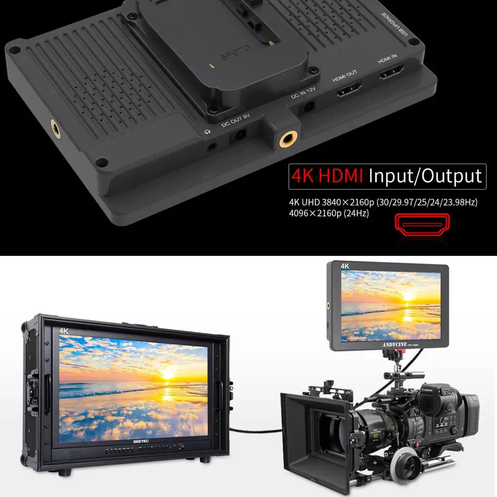 Andycine X7S DSLR Monitor 7 Inch IPS 