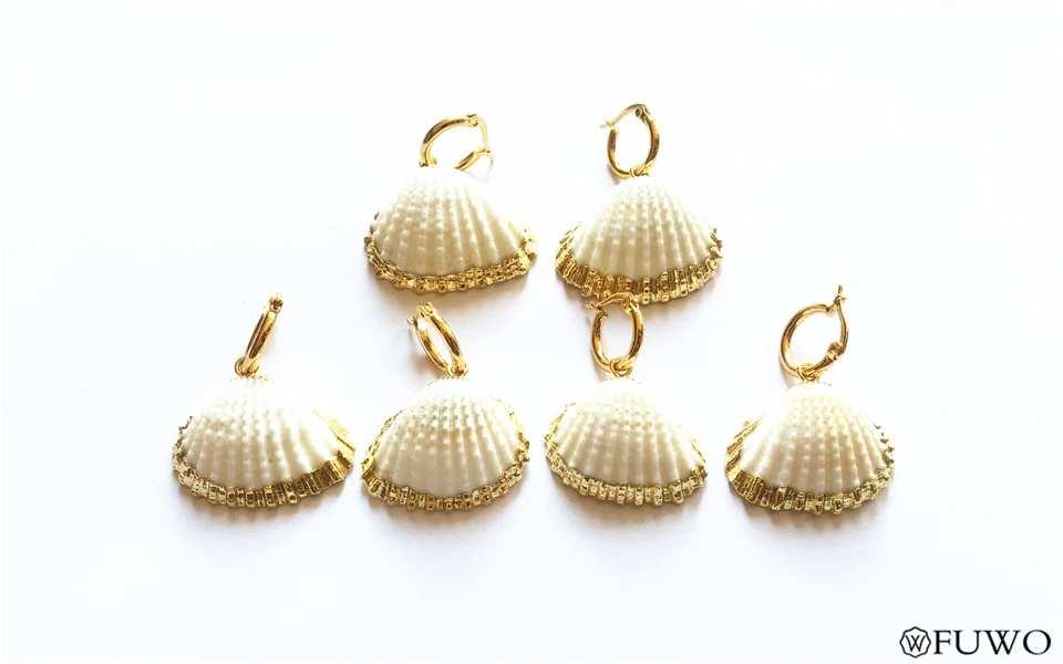 Scallop Shell Earrings 12
