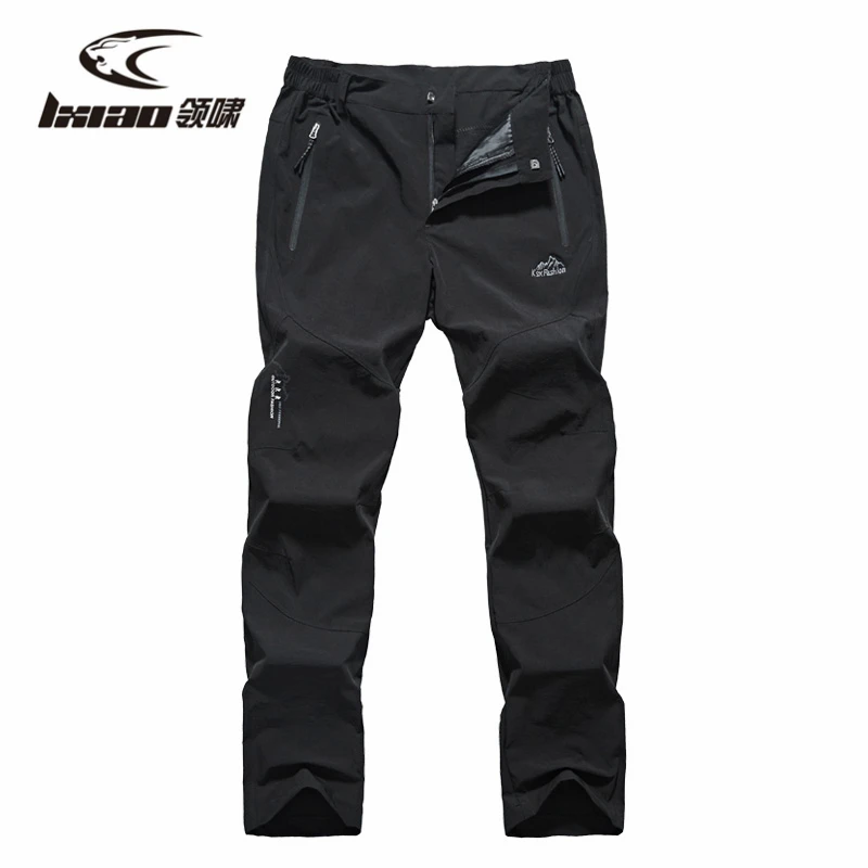LXIAO Quick Dry Camping Hiking Pants Men Summer Breathable Outdoor