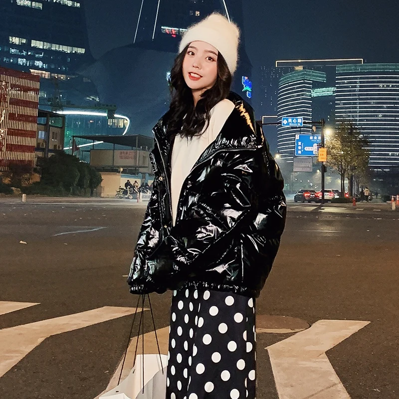 Vers Canard Blanc 90 Black Veste Femmes Brillant Chaud Le Vêtements Courte Femelle red De Doudoune Bas Femme Tcyeek Duvet Épais Parka Hiver Lwl1346 Manteau Cq6tnF4