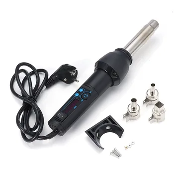 

EU220V 650W LCD Adjustable Electronic Heat Hot Air Gun Wind Blower Temperature Solder Heater Gun with 3 Heat Solder Nozzle