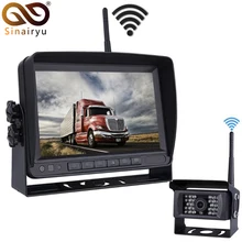 2019 Aggiornamento Digitale Senza Fili della Macchina Fotografica di Backup e Monitor Kit Per Il Camion/Rimorchio/Bus/RV/Pickup/ rimorchio Inversione di retrovisione Cam Kit