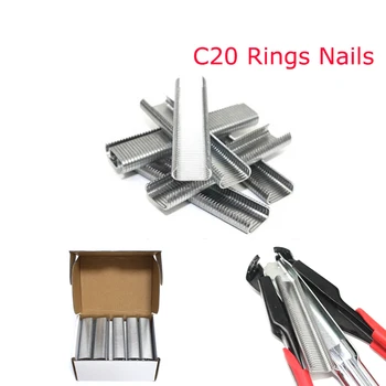 

2500 Pcs C20 Rings Nails For C20 Auto-Feed Collated Ring Pliers Hand Tool