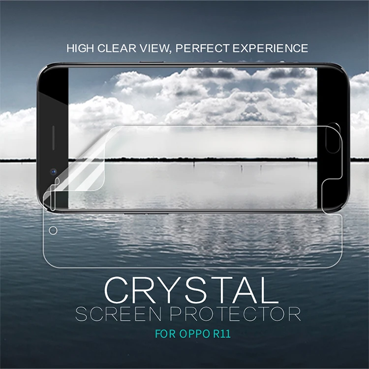 Nillkin Crystal Clear Anti-Fingerprint Защитная пленка для OPPO R11 (5.5 дюйма) | Мобильные телефоны и