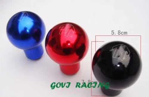 Aluminio Universal Negro car Gear shift Knob munual Shifter perilla palanca Cambio de engranaje perilla coche de estilo Aluminio Universal Negro car Gear shift Knob munual Shifter perilla palanca Cambio de engranaje perilla coche de estilo