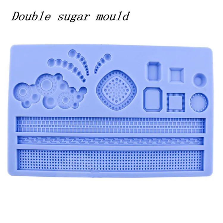 Wholesale Embossing mold Gemstone ribbon lace shape Bake ware tools