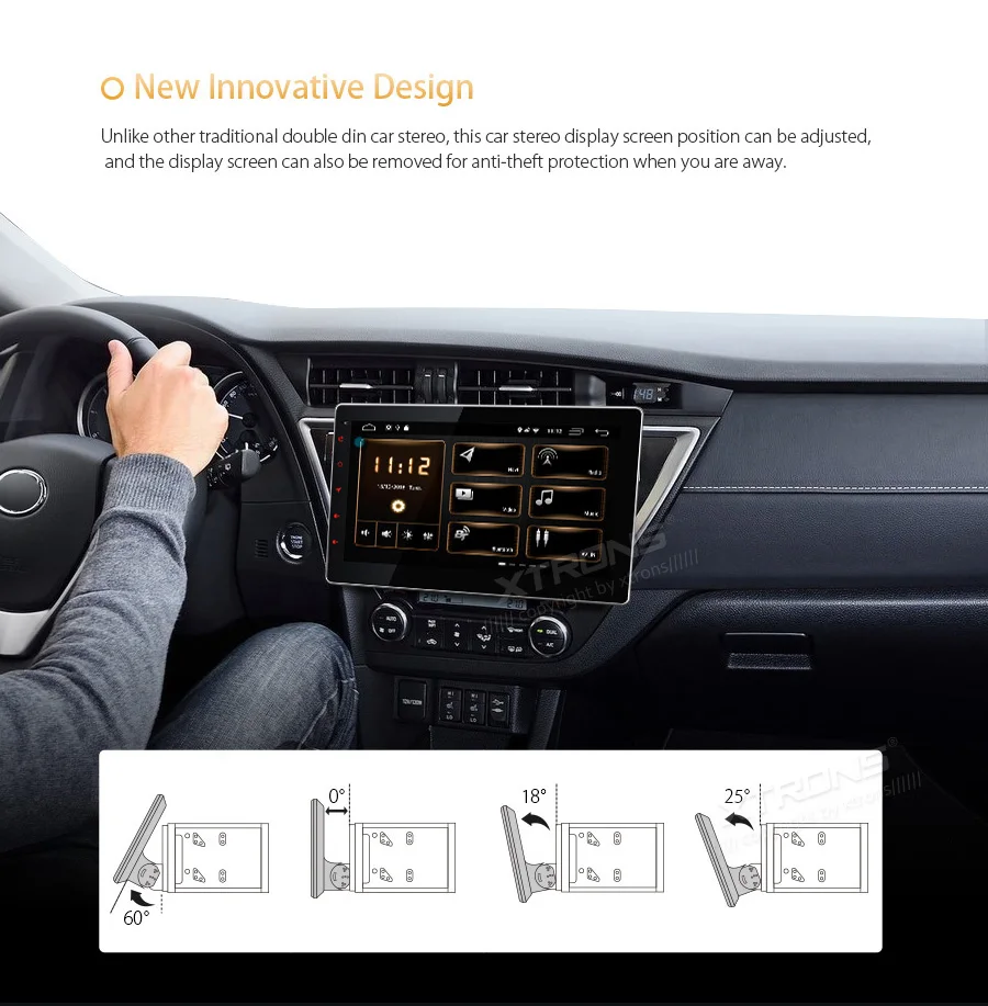 Excellent 10.1" Android 8.1 Oreo OS Two Din Car Multimedia 2 Din Car Navigation GPS Double Din Car Radio with 4 Different UI Selectable 5