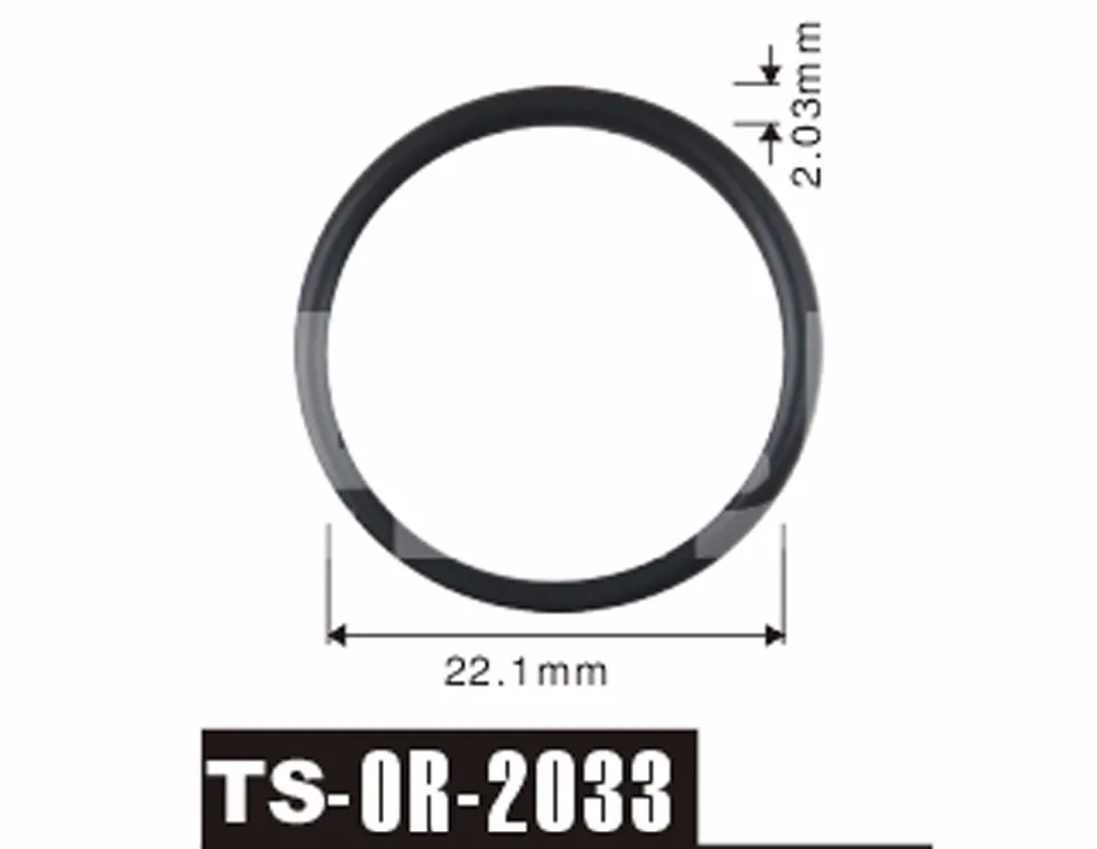 

Free shipping Tenso 22.1x2.03 mm fuel injector viton rubber O'Rings ORings O Rings O-Rings seals for car parts TS2033