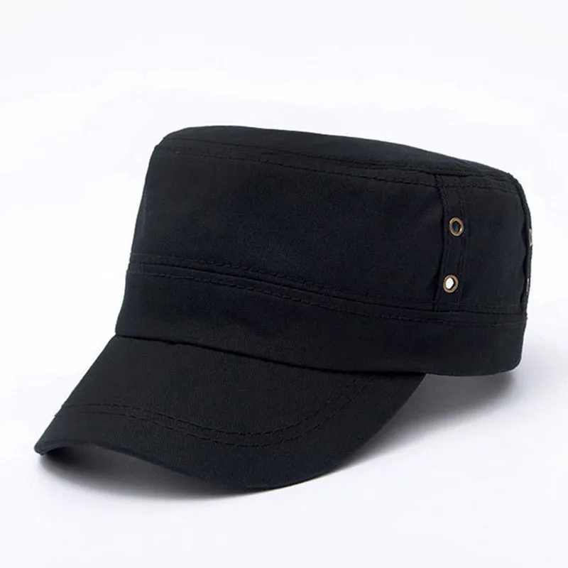 Новая Винтажная однотонная хлопковая Летняя Повседневная Женская бейсбольная кепка для мужчин с плоским верхом, бейсболка, брендовые кепки в стиле хип-хоп, солнцезащитные кепки