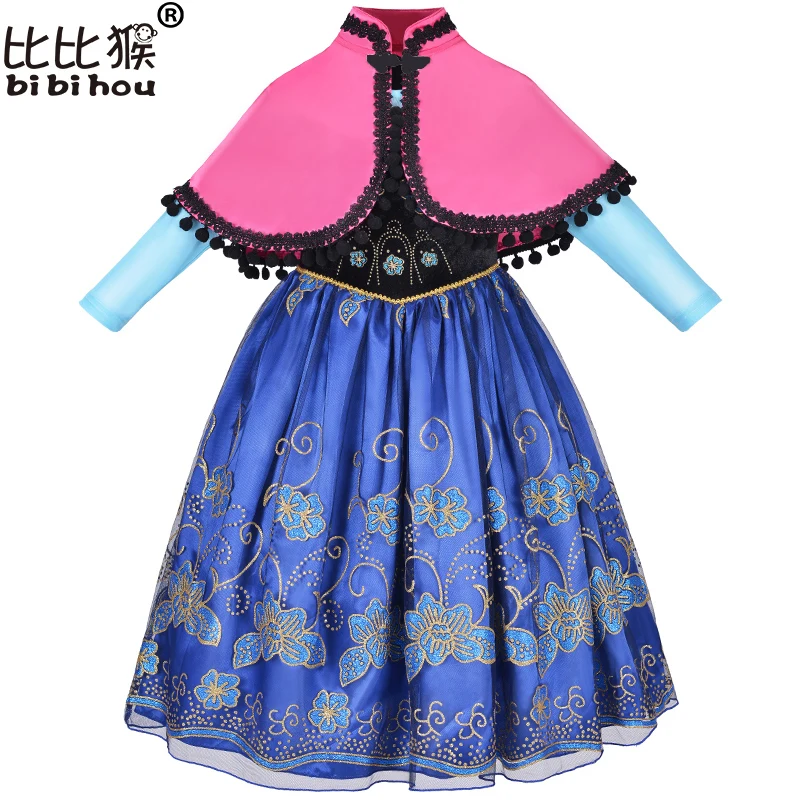 2017 Girls Clothes Baby Girls Christmas Dress elsa fancy costume for kids princess sofia dress elsa cosplay 3-12yrs children 2017 Girls Clothes Baby Girls Christmas Dress elsa fancy costume for kids princess sofia dress elsa cosplay 3-12yrs children