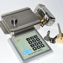 10 тегов RFID клавиатура 125 кГц Электрический дверной замок ворота безопасный Электрический металлический замок электронный дверной замок для видеодомофона