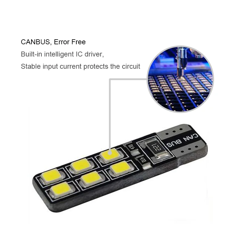 DOTAATDW 1x Canbus светодиодный T10 W5W габарисветильник клиновисветильник свет для Opel Astra h