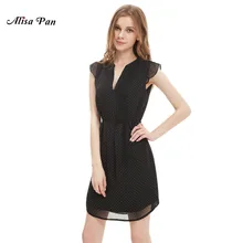Women Clothing Dresses Alisa Pan HE05307BK Womens Sweetheart Neckline Summer Casual Dress