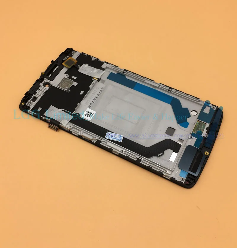 Original For Lenovo K4 NOTE A7010 LCD Display Touch Screen Panel Assembly with frame for k4 note Lcd Digitizer repalcement | Мобильные