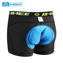 INBIKE Kolesarske hlače spodnje perilo Spodnje perilo Športni športi dihajoč 3D Gel Pad kolesarske hlače za moške MTB spodnje hlače