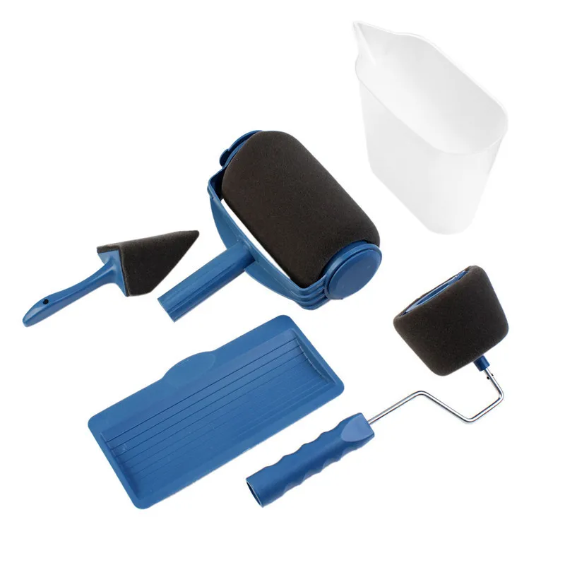 Paint Brush Runner Pro Roller Brush Handle Tool Flocked Edger Room Wall