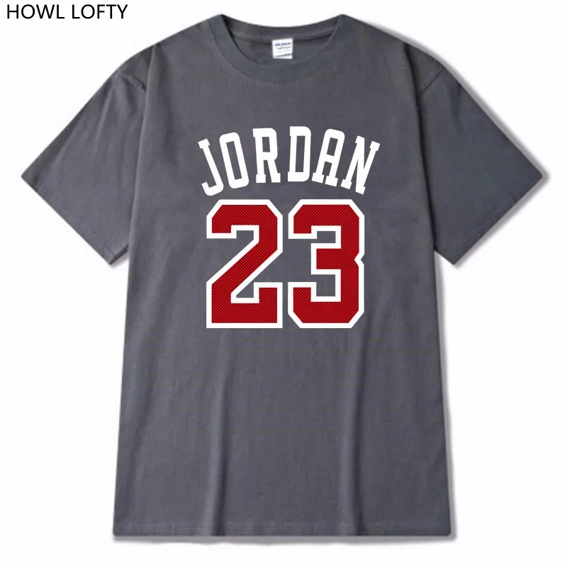 HOWL LOFTY Heider Verkauf Jordan 23 футболка 2016 Sommer Lassige уличная 100% baumwolle Lose Manner Jersey XS-2XL Verfugbar |