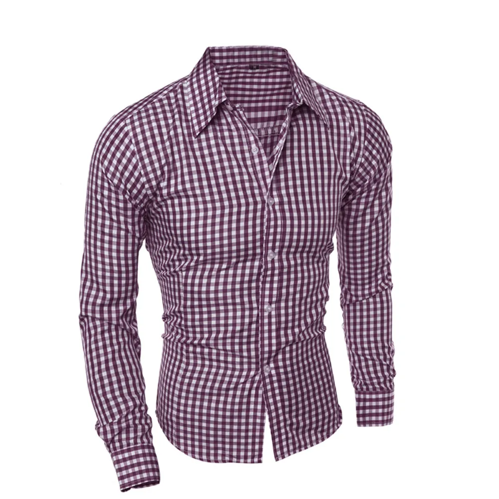 

Men Shirts Long Sleeve Cotton Business Casual Shirt Men Long Sleeved High Quality Fashion 1316WP