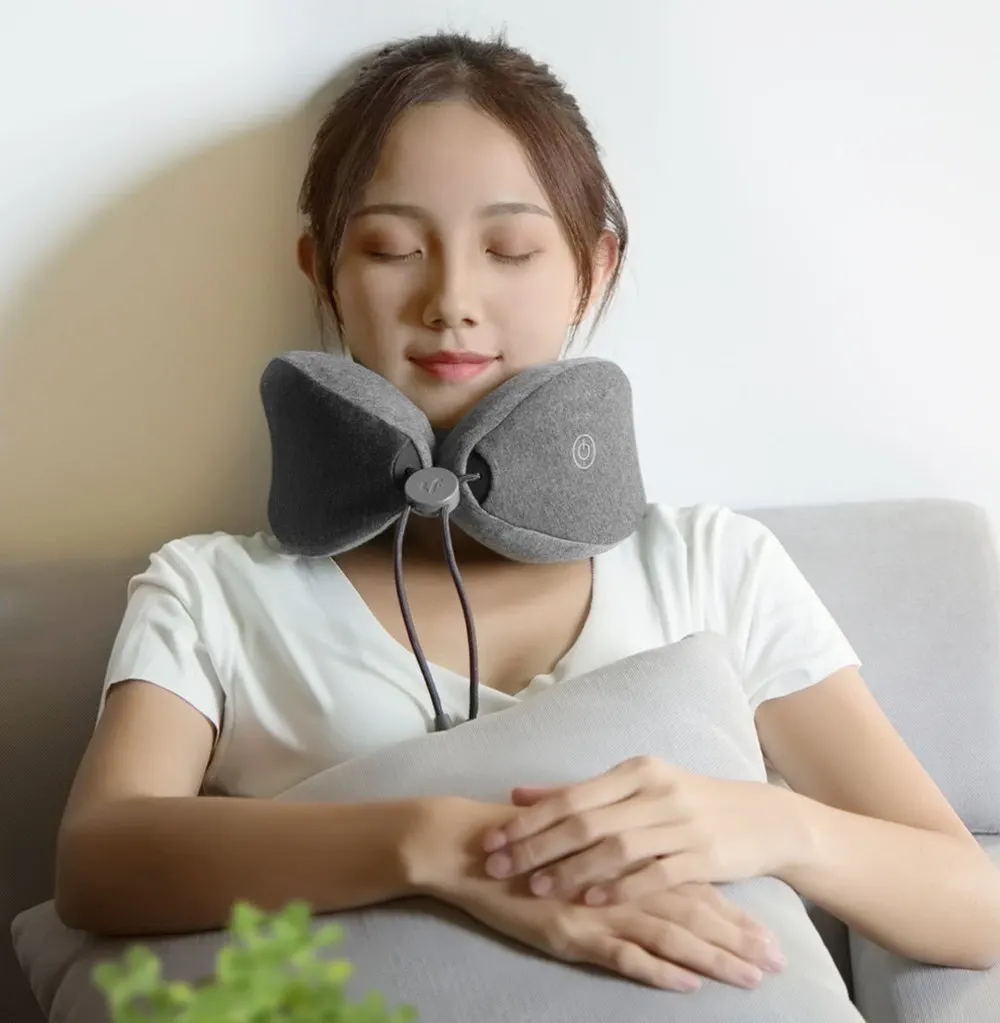 Оригинальная Массажная подушка для шеи Xiaomi LF u-образной формы, массажер для расслабления мышц, расслабляющий массажер, подушка для сна, для работы дома, автомобиля, путешествий