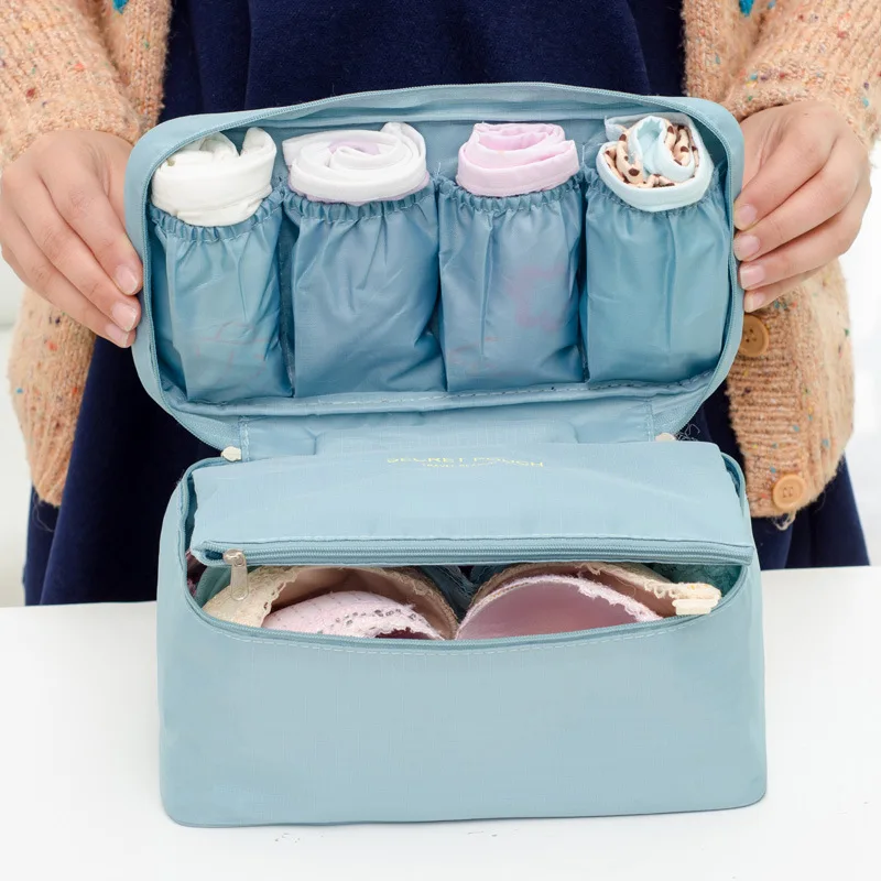 Женская сумка для хранения, аксессуары для путешествий, нижнее белье, одежда, носки, органайзер для бюстгальтера, косметичка, чехол для макияжа, сумочка