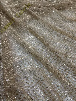 

high quality A1116-88 with glued glitter Fast shipping by DHL (5yards/lot) African french lace fabric