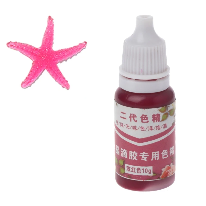 15 Color UV Resin Ultraviolet Curing Resin Liquid Pigment Dye Handmade Art Craft Jewelry Tools For Jewelry Making - Color: 3