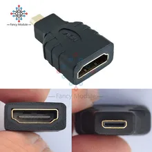 Micro HDMI Мужской к HDMI Женский адаптер соединитель конвертер Поддержка 3D 4K 1080P Разрешение Micro HDMI порт устройства