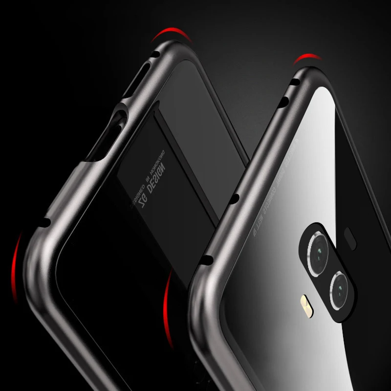 Магнитный стеклянный флип чехол 360 для Huawei Mate 20 Pro P30 P20 Lite Nova 5t 3i 4 V20 P Smart Z Honor 8X 9X Y9