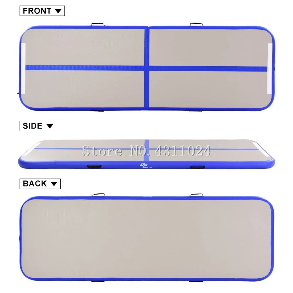 10 футов воздушный трек пол акробатика тренажерный зал коврик Airtrack фитнес-коврик напольный надувной гимнастический коврик Электрический воздушный насос