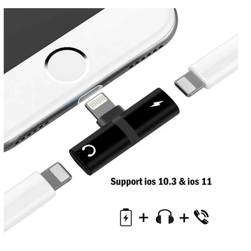 for 1 in 2 iphone adapter Charger Plus 7 Adapter Adapter 2 10 iPhone For 8 1 7 2PCS For X iPhone Charging Lightning in for for 1 in 2 iphone adapter Charger Plus 7 Adapter Adapter 2 10 iPhone For 8 1 7 2PCS For X iPhone Charging Lightning in for