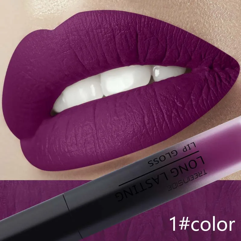 New 30 color lip gloss waterproof nude color matte velvet gloss lipstick makeup fashion professional makeup lipstick