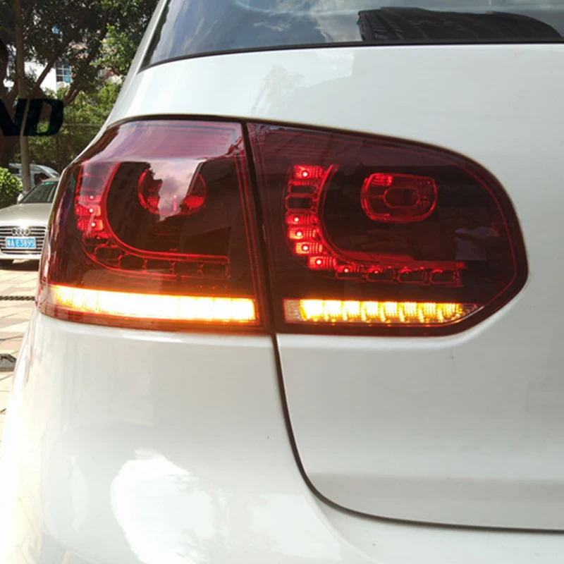 

Car Styling MK6 Tail Lamp For Golf 6 taillight 2010 2011 2012 2013 2015 2016 for R20 LED Tail Light with LED moving turn signal