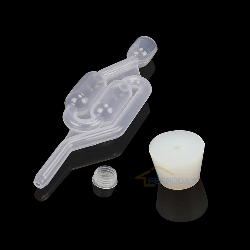 One way exhaust water seal valve Airlock Homebrew Air Lock Bubble