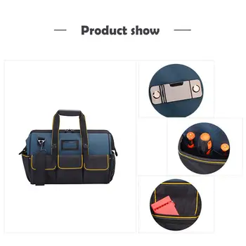 

Multifunctional Bag Thickening Hardware Multifunctional Electrical Repair Kit One Shoulder Canvas Bag Tool Bag